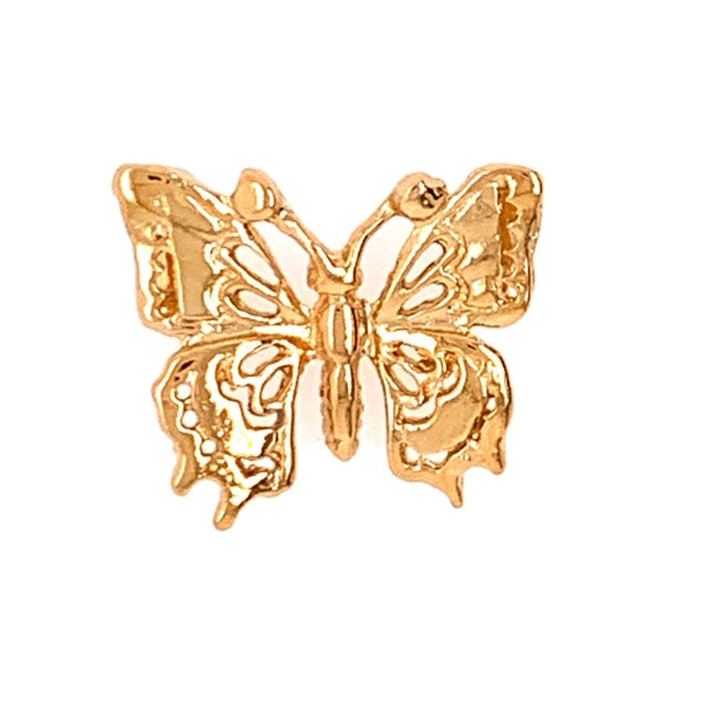 Gold Plated Sterling Silver “Filigree” Butterfly Pendant