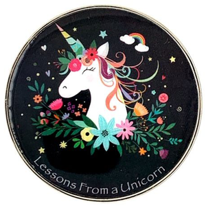 Enchanting unicorn medallion to remind us of the magic within ourselves